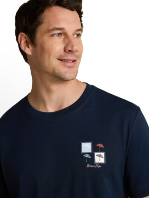 Tom Tailor Printed T-Shirt férfi póló