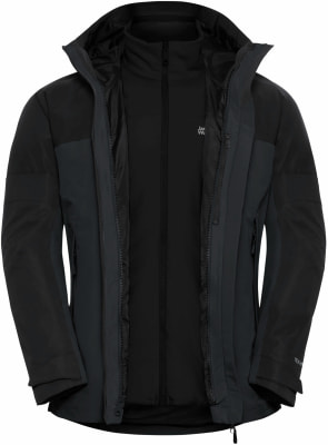 Jack Wolfskin Wild Places 3in1 Wanderjacke mit Kapuze