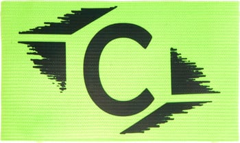 Grünes Band mit schwarzem TCL-Logo und stilisierten Pfeilen.