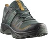 Herren-Wanderschuh von Salomon mit Gore-Tex-Membran in Dunkelgrün.