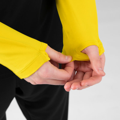 Jako Performance Langarmshirt mit Halfzip