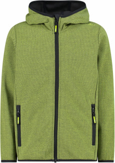 Fleecejacke mit Kapuze