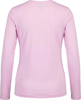 Damen-Langarmshirt in Rosa mit Rundhalsausschnitt. Damen-Langarmshirt in Rosa mit Rundhalsausschnitt.