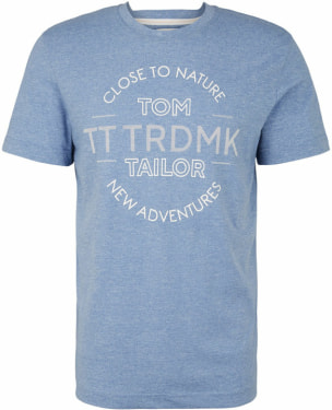 TOM TAILOR Printed Grindle férfi póló rövid ujjú