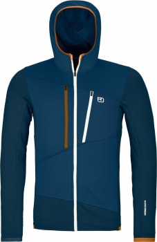 Ortovox Fleece Grid Fleecejacke mit Kapuze