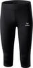 Schwarze Erima 3/4-Leggings mit Logo auf dem Oberschenkel.