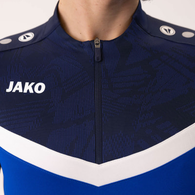 Jako Iconic Langarmshirt mit Halfzip