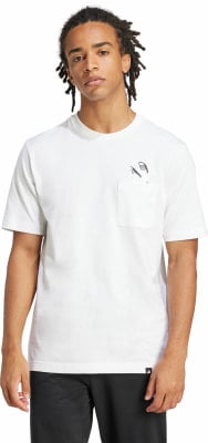 adidas Lounge Slides Graphic Pocket T-Shirt