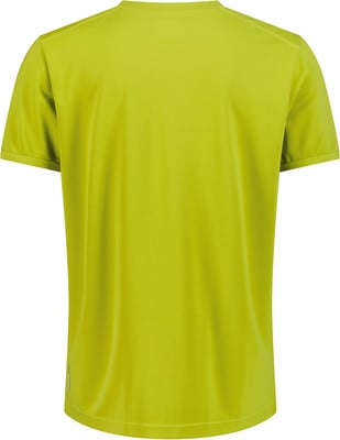 Grünes kurzärmeliges T-Shirt von hinten gezeigt. Grünes kurzärmeliges T-Shirt von hinten gezeigt.
