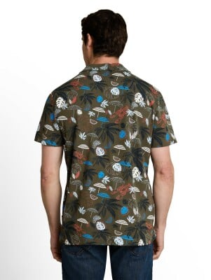 Tom Tailor Allover Printed férfi póló