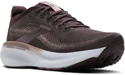Dámská běžecká obuv Brooks Adrenaline GTS v tmavě růžové barvě s bílou podrážkou.