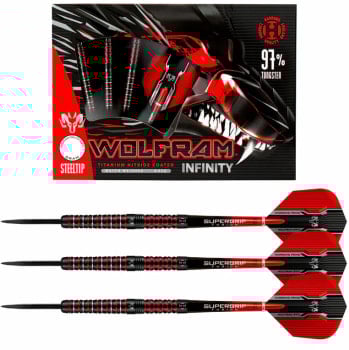 Harrows Wolfram Infinity 3er-Set Steel Dartpfeile