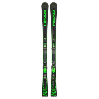 HEAD MAGNUM SUPERSHAPE sílécek fekete és zöld dizájnnal. HEAD MAGNUM SUPERSHAPE sílécek fekete és zöld dizájnnal.