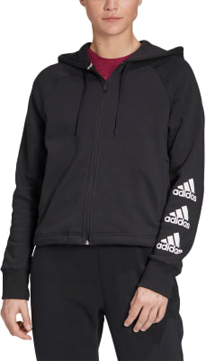 adidas Stacked Logo Fleece Kapuzenjacke