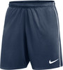 Dunkelblaue Nike Sporthose mit weißem Logo und Besatz.