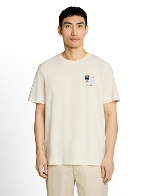 Tom Tailor Printed T-Shirt férfi póló