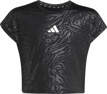 All Sports Animal Print Crop T-Shirt