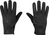 Schwarze Löffler Handschuhe mit Reflexionen und Logo.