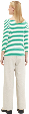 Tom Tailor TOM TAILOR Caree Neck Stri. női póló