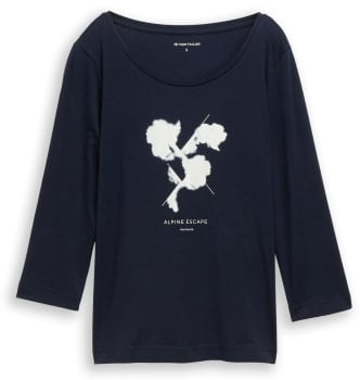 Tom Tailor Crew Neck FrontPrint női póló