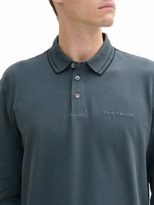 Tom Tailor TOM TAILOR Detailed Polo ffi. hosszú ujjú póló