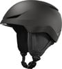 Schwarzer Atomic Skihelm mit verstellbarer Belüftung und Riemen.