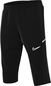 Čierne kraťasy Nike s bielym logom a sieťovanými detailmi po stranách.