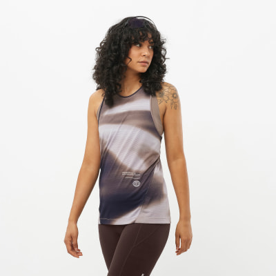 Salomon Shakeout Core GFX Lauftanktop