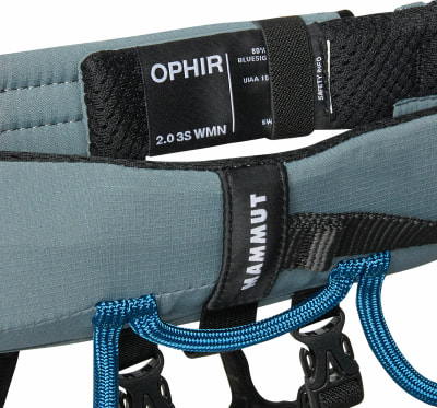 Mammut Ophir 3 Slide 2.0 W Damenklettergurt, 3 Schnall en, 4 Schlaufen, 385 g
