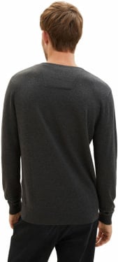 TOM TAILOR Basic Crew Neck pulóver