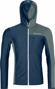 Ortovox Fleece Light Grid Fleecejacke mit Kapuze