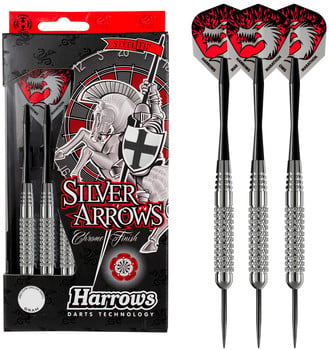 Harrows Silver Arrows 3er-Set Steel Dartpfeile