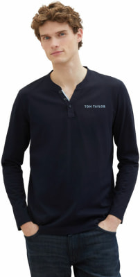 Tom Tailor TOM TAILOR Fine Striped Férfi L/S póló