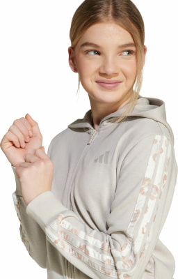 adidas 3-Streifen French Terry Kapuzenjacke