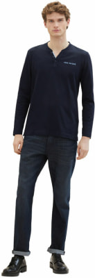 Tom Tailor TOM TAILOR Fine Striped Férfi L/S póló
