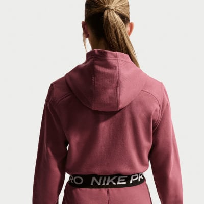 Nike Pro Fleece Dri-FIT Trainingsjacke mit Kapuze Nike Pro Fleece Dri-FIT Trainingsjacke mit Kapuze