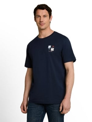 Tom Tailor Printed T-Shirt férfi póló