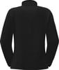 Schwarzer Pullover mit langen Ärmeln und hohem Kragen, Rückansicht.