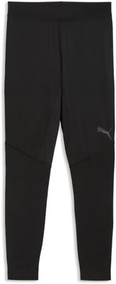 Schwarze Puma Sporthose mit dezentem Logo auf dem Oberschenkel. Schwarze Puma Sporthose mit dezentem Logo auf dem Oberschenkel.