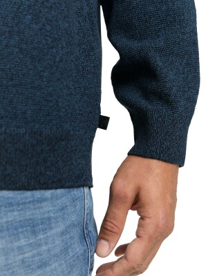 Tom Tailor Structured Knit férfi pulóver