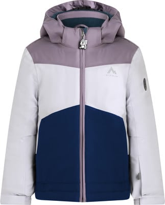 McKinley Kinder-Skijacke mit Kapuze und farbenfrohem Design. McKinley Kinder-Skijacke mit Kapuze und farbenfrohem Design.