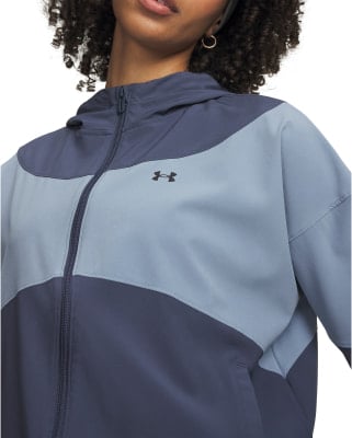 Under Armour Rival Woven Trainingsjacke mit Kapuze Under Armour Rival Woven Trainingsjacke mit Kapuze