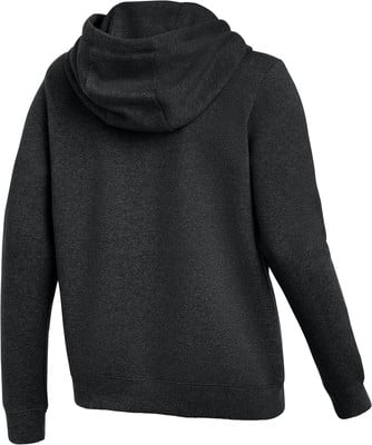 Dunkler Hoodie von hinten gesehen.