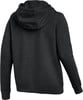 Dunkler Hoodie von hinten gesehen.