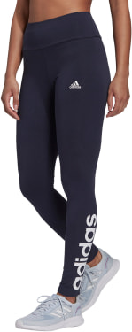 Adidas ESSENTIALS HIGH-WAISTED LOGO, legíny