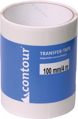 Blaue Rolle Contour Transferband mit den Maßen 100 mm/4 m. Blaue Rolle Contour Transferband mit den Maßen 100 mm/4 m.