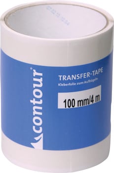Blaue Rolle Contour Transferband mit den Maßen 100 mm/4 m.