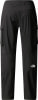 Schwarze Cargo-Hose von The North Face mit Logo am Bein.