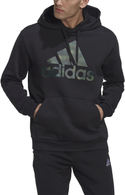 adidas M CAMO HD férfi kapucnis felső