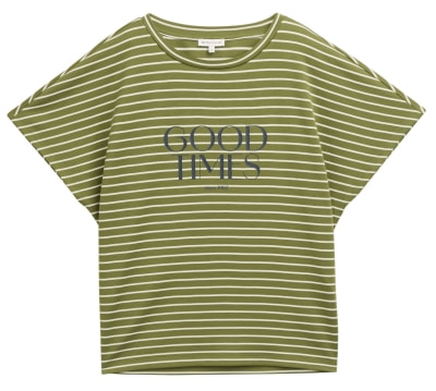 Tom Tailor Striped Print női póló